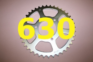 Kettenteilung 630 = 3/4 Zoll x 3/8 Zoll Kettenteilung 630 = 3/4 Zoll x 3/8 Zoll