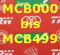 MCB001 bis MCB499 MCB001 bis MCB499