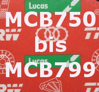 MCB750 bis MCB799 MCB750 bis MCB799