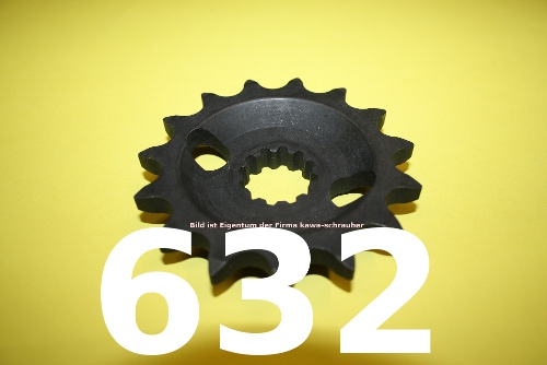 Kettenteilung 632 = 3/4 Zoll x 3/8 Zoll Kettenteilung 632 = 3/4 Zoll x 3/8 Zoll