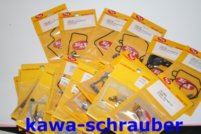 Gesamtübersicht der Reparatursätze Vergaser