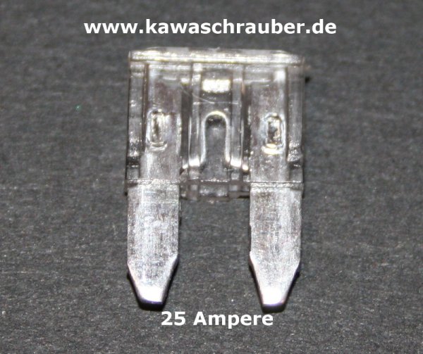 Mini Flachstecksicherung Sicherung 25A 25 Ampere