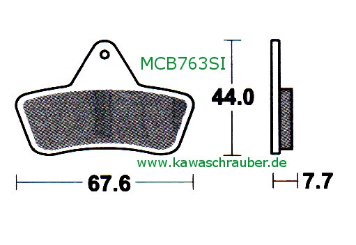 Bremsbeläge Arctic Cat vorne und hinten 250 2x4 sowie 250 4x4