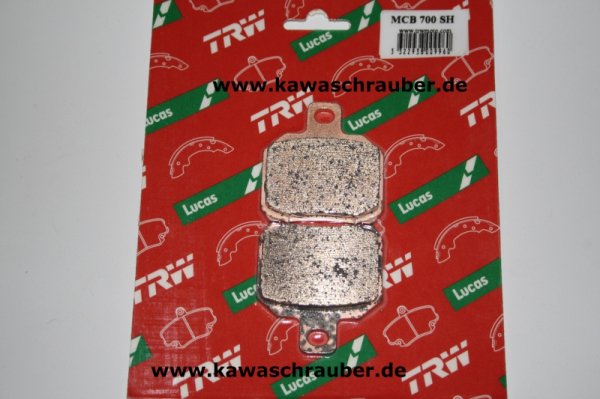 Sinter Bremsbeläge hinten Benelli 1300 Tornado Tre Baujahre ab 2006