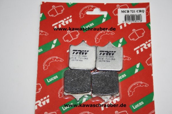 CRQ Carbon Rennsport Bremsbeläge vorne Bimota SB8K 1000 Santamonica Baujahre ab 2006