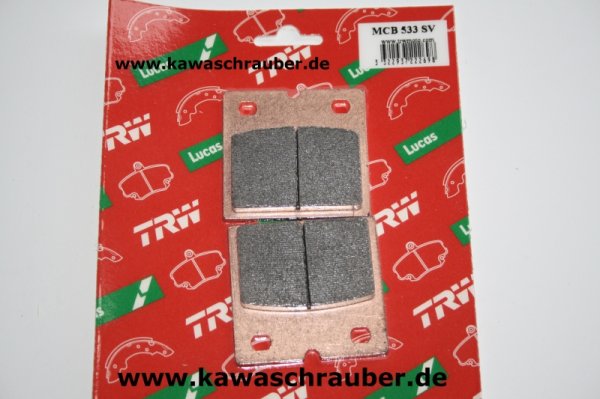 Sinter Bremsbeläge vorne BMW R80 800 GS Typ 247E Paris Dakar Baujahre 1988 bis 1995