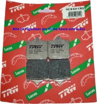 CRQ Carbon Rennsport Bremsbeläge vorne BMW S1000RR S 1000 RR Typ K10 Baujahre 2009-2018