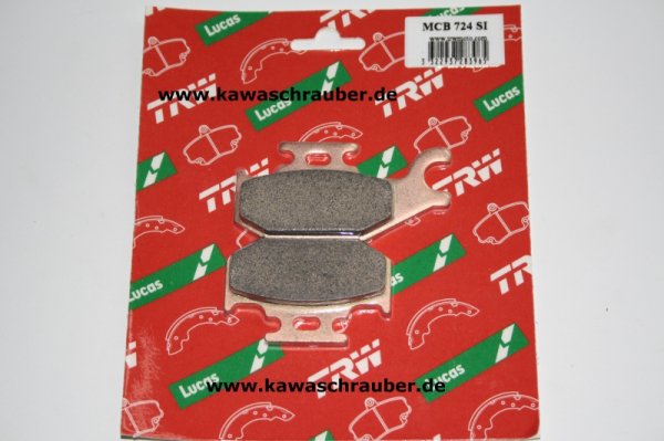 Bremsbeläge hinten Bombardier DS 650 Baujahre 2001 bis 2006