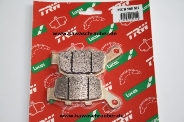 Sinter Bremsbeläge hinten Buell XB9S 984 Lightning und Lightning City X Typ XB1