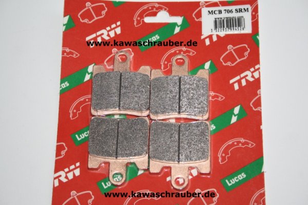 Sinter Bremsbeläge vorne Daelim 125 Otello FL ab Baujahr 2007