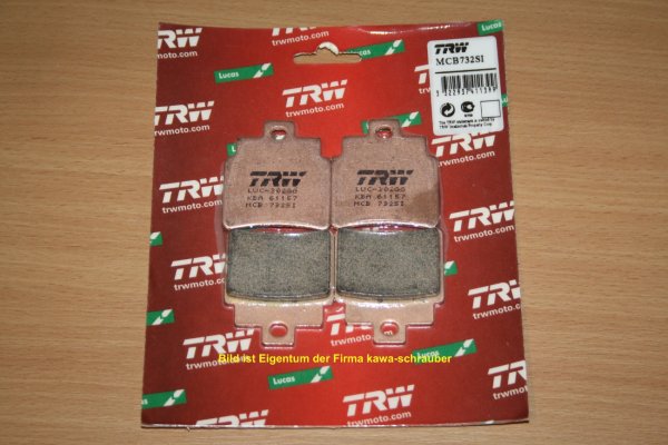 Sinter Bremsbeläge hinten Gilera 250 Oregon Quad