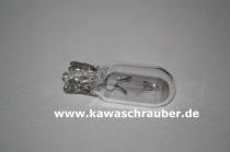 Glassockellampe Birnchen Cockpit / Armaturenbeleuchtung etc. 12v 3W