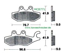 Bremsbeläge hinten Piaggio 300 Beverly i.e. ab Bj. 2010