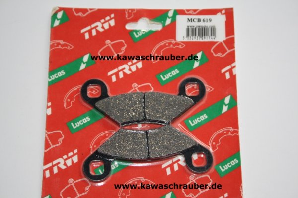 Bremsbeläge vorne / hinten Polaris 450 Outlaw