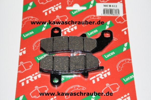 Bremsbeläge hinten Suzuki DR750 S / SU Typ SR41B ab Baujahr 1989