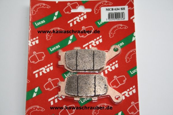 Sinter Bremsbeläge hinten Suzuki Bandit GSF1250 / GSF1250S Typ WVCH