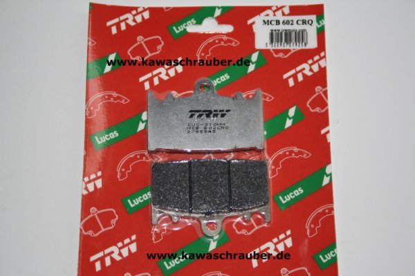 CRQ Carbon Rennsport Bremsbeläge vorne Suzuki SV1000 / S Typ WVBX