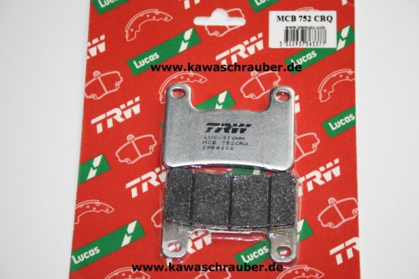 CRQ Carbon Rennsport Bremsbeläge vorne Suzuki GSX-R 1300 GSX1300R Hayabusa Typ WVCK Bj. ab 2008