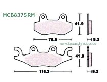 Bremsbeläge vorne TGB 125 X-Large