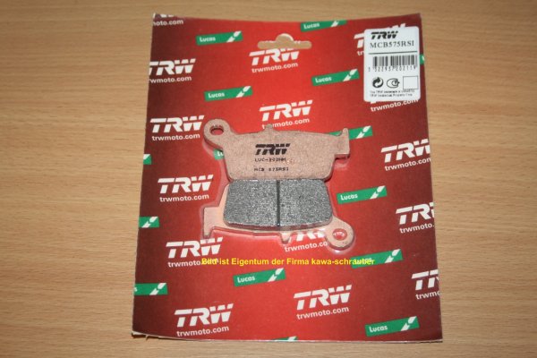 Rennsport Sinter Bremsbeläge hinten TM300 Bj. 2001-2004