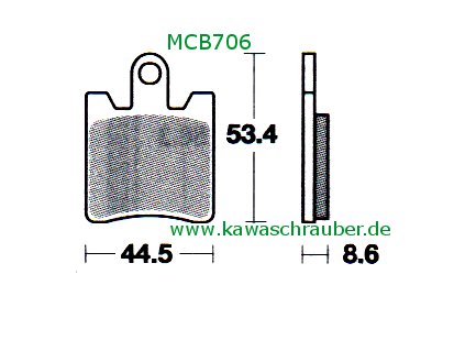 MCB706SV Sinter vorne