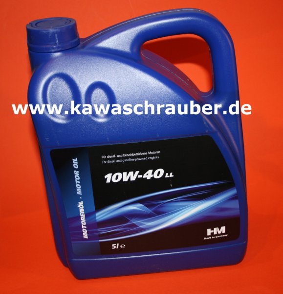 preiswertes SAE10W40 5 Liter Leichtlauf Motoröl teilsynthetisch (Literpreis = 9,70€)