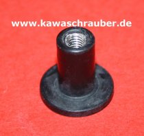 Gummimutter M5 Edelstahl mit großem Bund