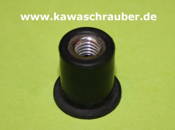 Gummimutter M6 Edelstahl