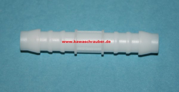 Kunststoff Schlauchverbinder gerade Verbindungsstutzen 9mm Schlauchanschluß