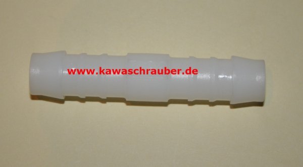 Kunststoff Schlauchverbinder gerade Verbindungsstutzen 13mm Schlauchanschluß