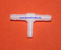 Kunststoff Schlauchverbinder Abzweigverbinder T-Verbinder 3mm Innendurchmesser