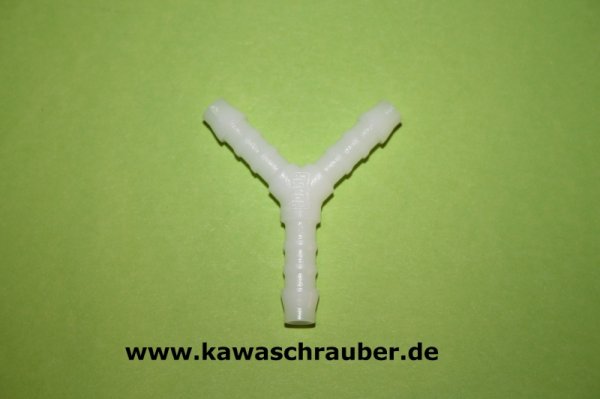 Kunststoff Y Schlauchverbinder Abzweigverbinder Y-Verbinder Verbindungsstutzen 6mm
