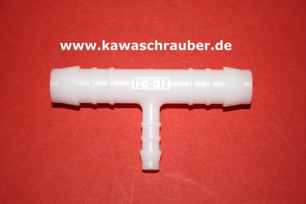 Kunststoff Schlauchverbinder Reduzierverbinder T- Form 13mm - 6mm - 13mm Innendurchmesser