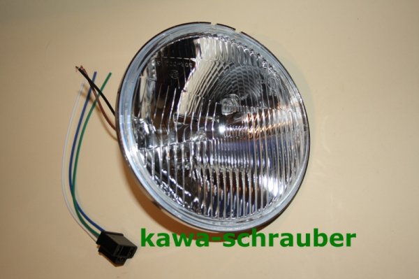 Scheinwerfer Einsatz Ersatzglas Glas Scheinwerfer H4 7 Zoll komplett