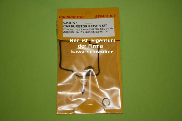Reparatursatz Vergaser Kawasaki ZX10 ZX-10 (Tomcat) Typ ZXT00B