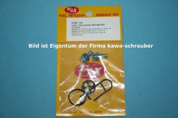 Benzinhahn Reparatursatz FCK-19 Kawasaki KDX200