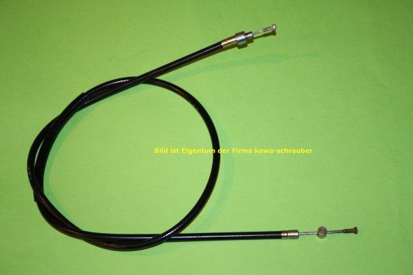 Kupplungszug 102cm Yamaha variabler Anschlußnippel (Tonne/Pilz)