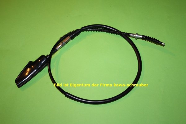 Kupplungszug 94cm Yamaha variabler Anschlußnippel (Tonne/Pilz) und Gummischoner