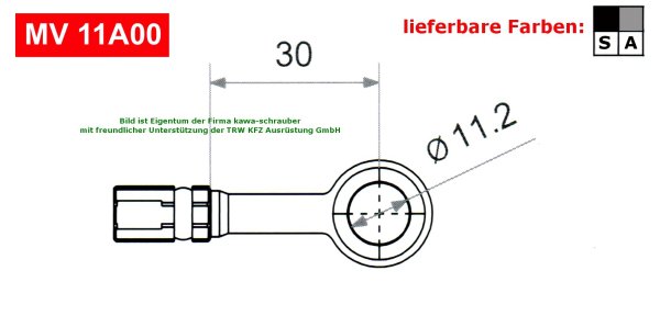 Varioflex Fitting MV11A00 lose diverse Farben incl. Dichtungen (Paar)
