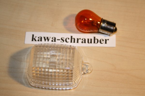 Blinkerglas Kawasaki ZX6R ZX7R ZX9R KLR650 Tengai