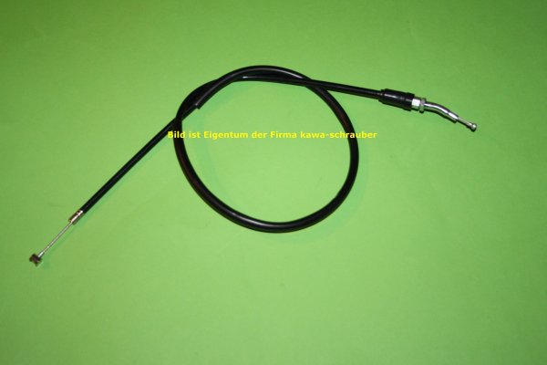 Kupplungszug 86cm Yamaha variabler Anschlußnippel (Tonne/Pilz)