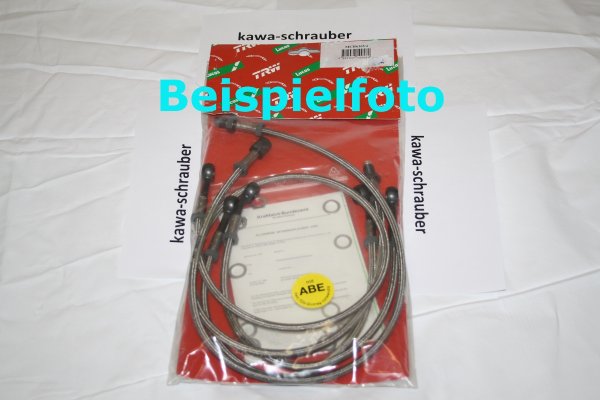 Bremsleitung Stahlflex vorne 4-teilig von TRW mit ABE Moto Guzzi EV1100 California i.E.