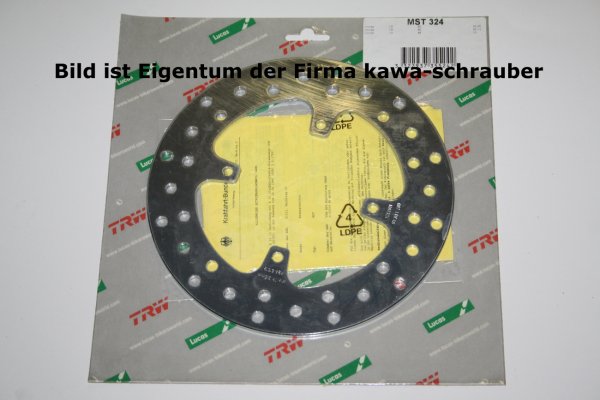 94/80/190 MST324 Bremsscheibe von TRW mit ABE
