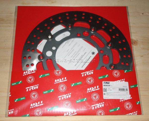 142/121,5/310 MSW259 Bremsscheibe von TRW mit ABE