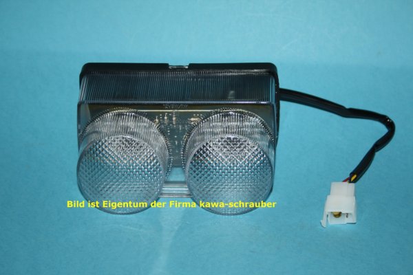LED Klarglas Rücklicht mit Prüfzeichen für Yamaha YFZ1000 R1 Typ RN01 Bj. 1998-1999