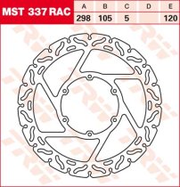 120/105/298 MST337RAC Bremsscheibe von TRW mit ABE
