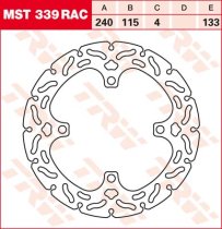 133/115/240 MST339RAC Bremsscheibe von TRW mit ABE
