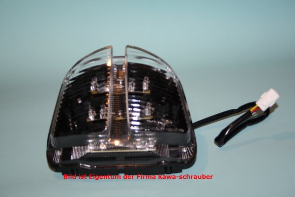 LED Klarglas Rücklicht mit Prüfzeichen für Suzuki GSX-R 600 GSXR600 Typ WVCE Bj. 2006-2007
