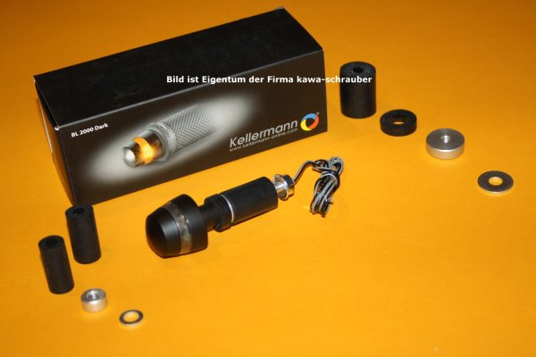 Kellermann Lenkerenden Blinker BL2000 Dark