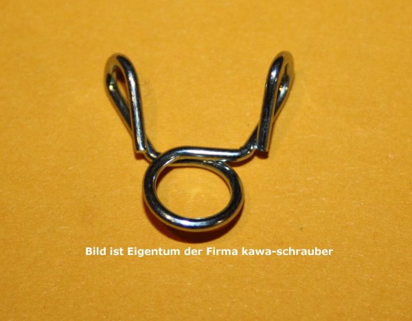 Benzinschlauchklemme Schlauchklemme Klemme 12-14mm Innen Durchmesser, verzinkt